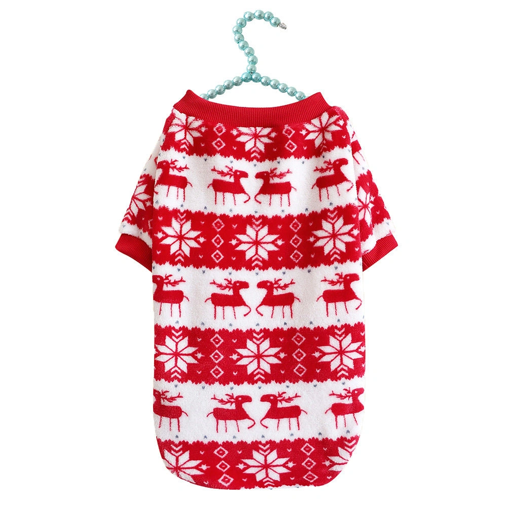 Cozy Pup's Holiday Vest Festive Winter Warmth Christmas Sweater for Dogs